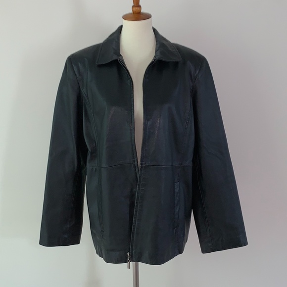 Style & Co. Petite Large - Leather Jacket - Picture 1 of 10